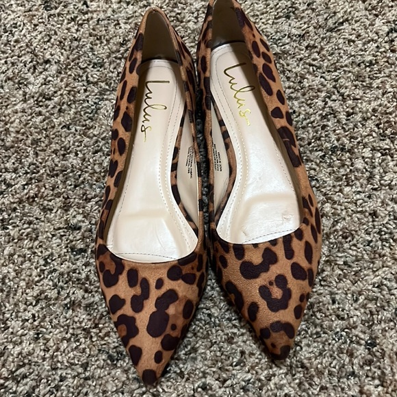 Lulus Shoes - Lulus leopard flats/Alessia